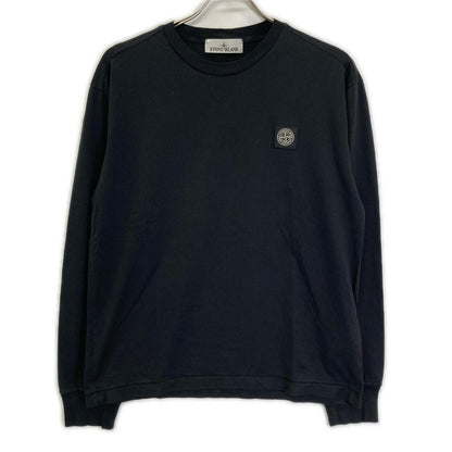 STONE ISLAND ストーンアイランド ブラック 791522713 ロゴパッチ 長袖シャツ トップス