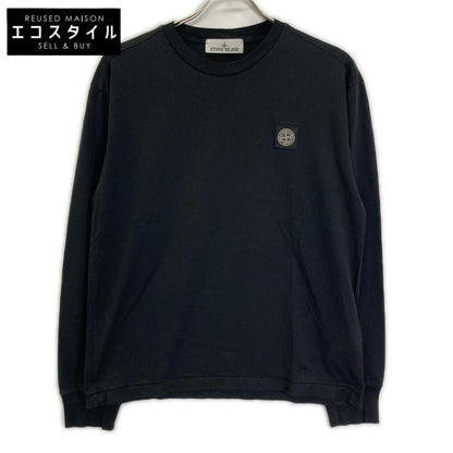 STONE ISLAND ストーンアイランド ブラック 791522713 ロゴパッチ 長袖シャツ トップス