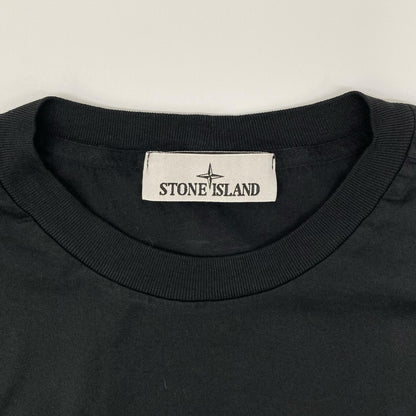 STONE ISLAND ストーンアイランド ブラック 791522713 ロゴパッチ 長袖シャツ トップス