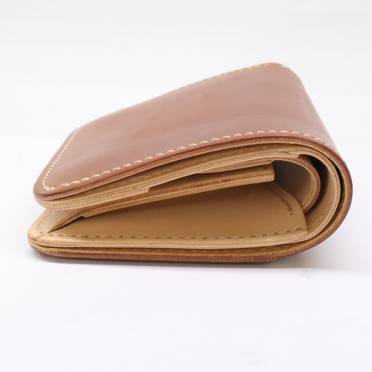 WILDSWANS ワイルドスワンズ 【美品】CSS-CASA HC NTｘSD コードバン/サドルプルアップ 二つ折り財布（小銭入れあり） 二つ折り財布（小銭入れあり）