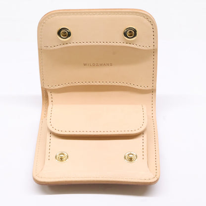 WILDSWANS ワイルドスワンズ 【美品】CSS-CASA HC NTｘSD コードバン/サドルプルアップ 二つ折り財布（小銭入れあり） 二つ折り財布（小銭入れあり）