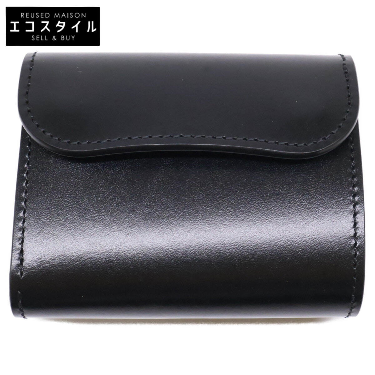 WILDSWANS ワイルドスワンズ 【新品同様】CSS-ENO SD サドルレザー 一部クロコ 三つ折り財布（小銭入れあり） 三つ折り財布（小銭入れあり）