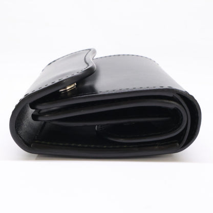 WILDSWANS ワイルドスワンズ 【新品同様】CSS-ENO SD サドルレザー 一部クロコ 三つ折り財布（小銭入れあり） 三つ折り財布（小銭入れあり）