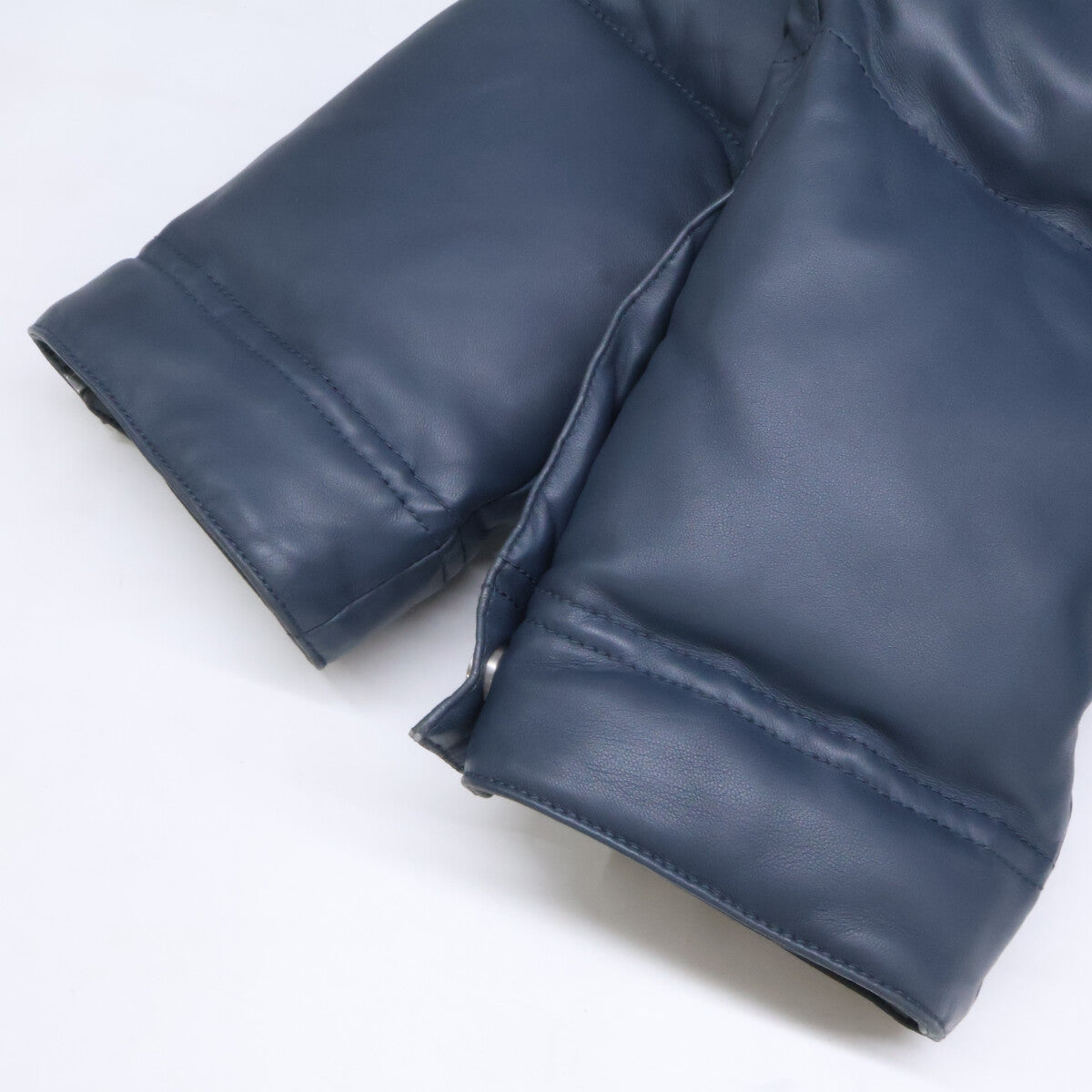 HERMES エルメス 【美品/国内正規】セリエボタン ラムレザー ダウンジャケット ジャケット