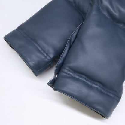 HERMES エルメス 【美品/国内正規】セリエボタン ラムレザー ダウンジャケット ジャケット