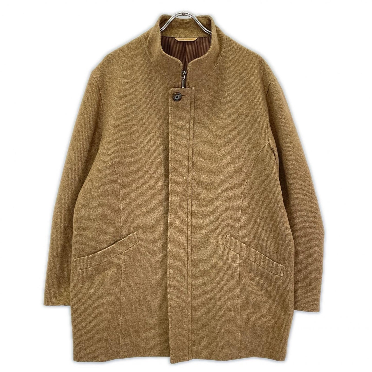 Kinloch Anderson キンロックアンダーソン カシミヤ100% ジップ コート コート
