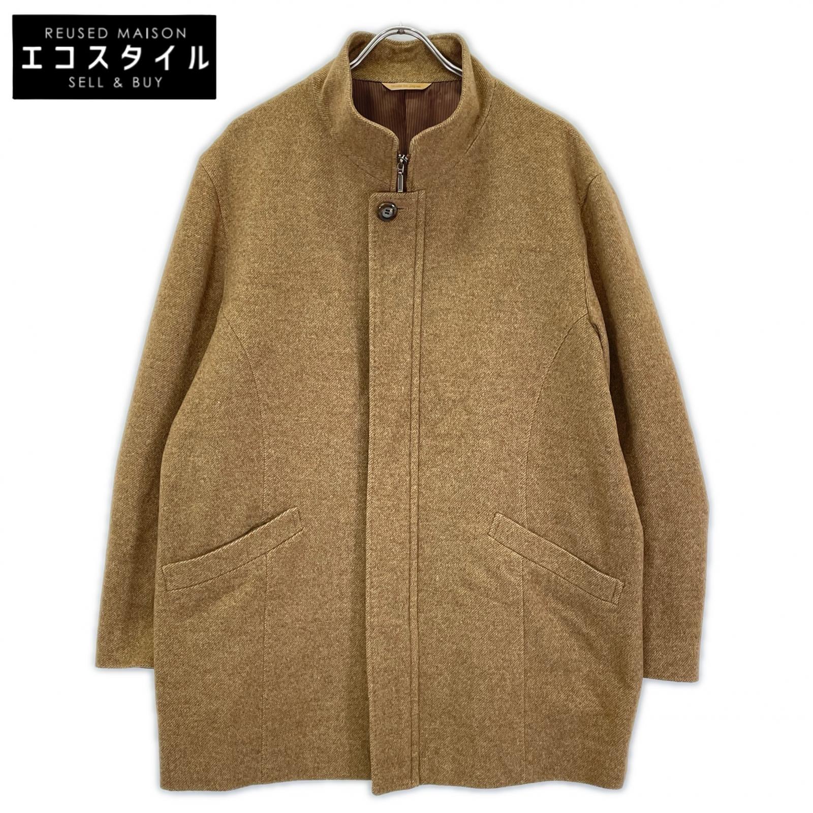 Kinloch Anderson キンロックアンダーソン カシミヤ100% ジップ コート コート