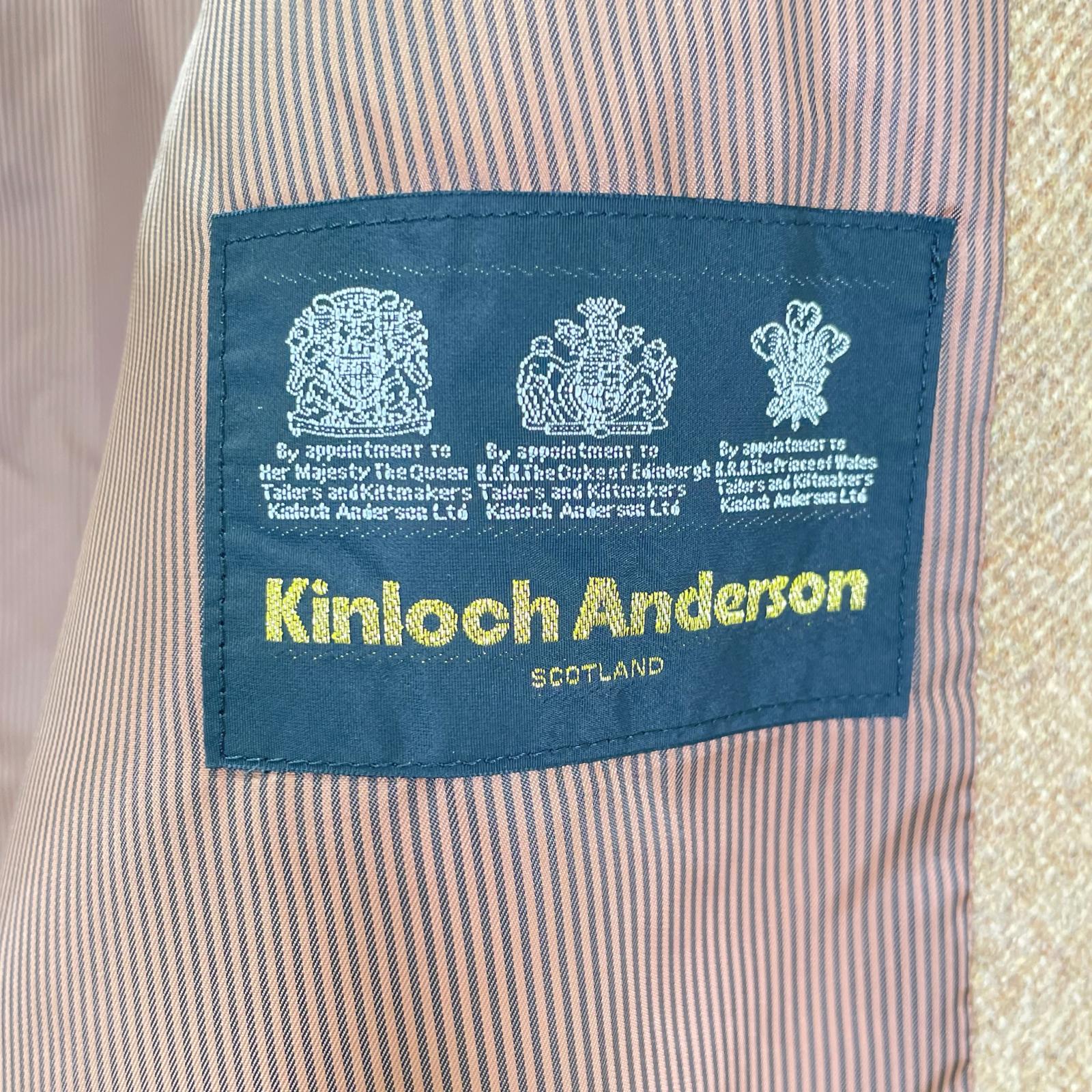 Kinloch Anderson キンロックアンダーソン カシミヤ100% ジップ コート コート