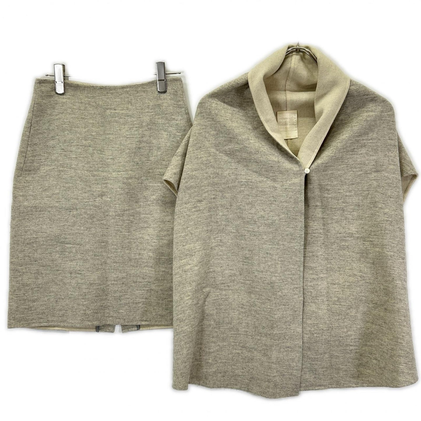 support surface Support Surface Gray Gilet Suit Set Set-Up
