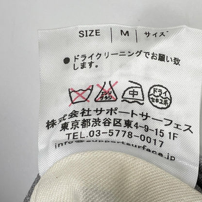 support surface サポートサーフェス ウール チェック柄 セットアップ スーツ セットアップ