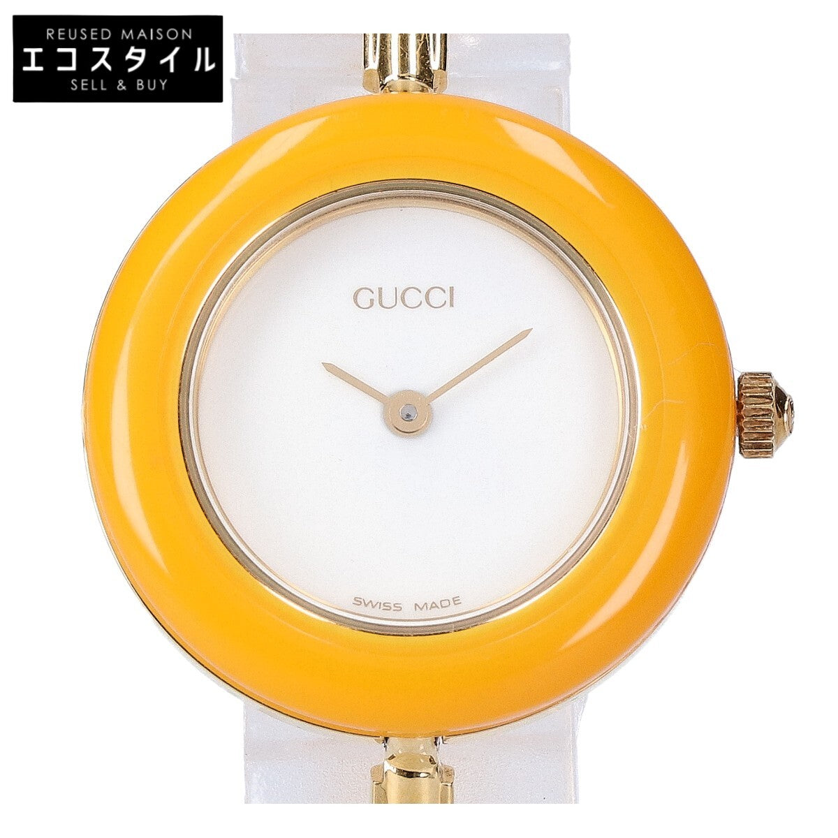 GUCCI グッチ チェンジベゼル クオーツウォッチ/ 腕時計