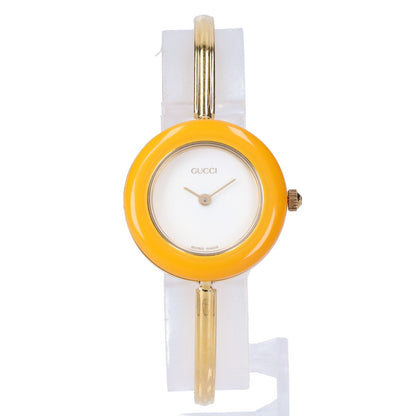 GUCCI グッチ チェンジベゼル クオーツウォッチ/ 腕時計