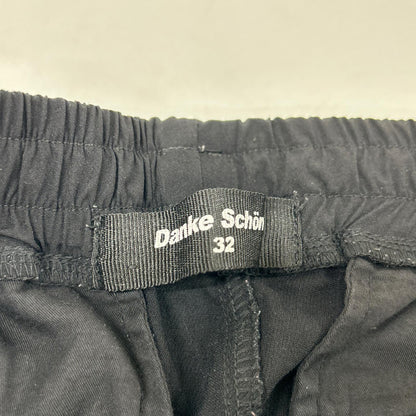DANKE SCHON ダンケシェーン 23AW 23A-PTL060-DS ブラック コーティングジップパンツ ボトムス