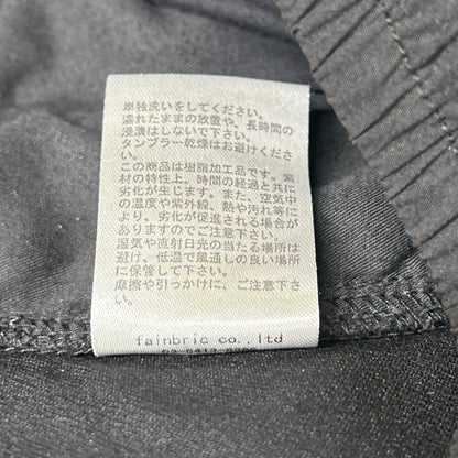 DANKE SCHON ダンケシェーン 23AW 23A-PTL060-DS ブラック コーティングジップパンツ ボトムス