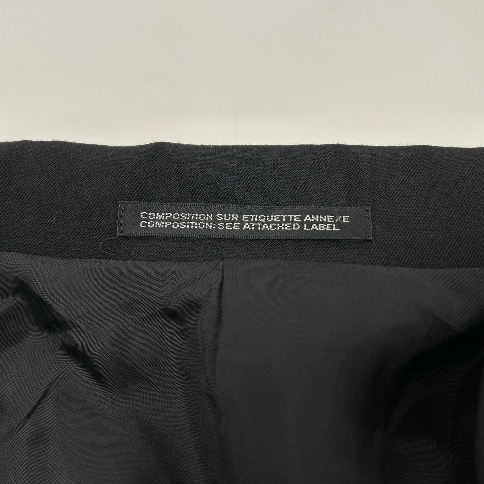 yohjiyamamoto ヨウジヤマモト 22AW ブラック FE-J66-100 ウール100 ペプラムデザイン ジャケット ジャケット