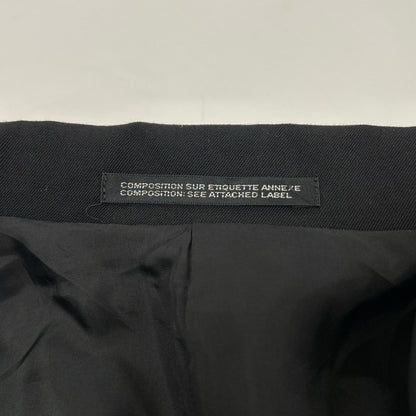 yohjiyamamoto ヨウジヤマモト 22AW ブラック FE-J66-100 ウール100 ペプラムデザイン ジャケット ジャケット