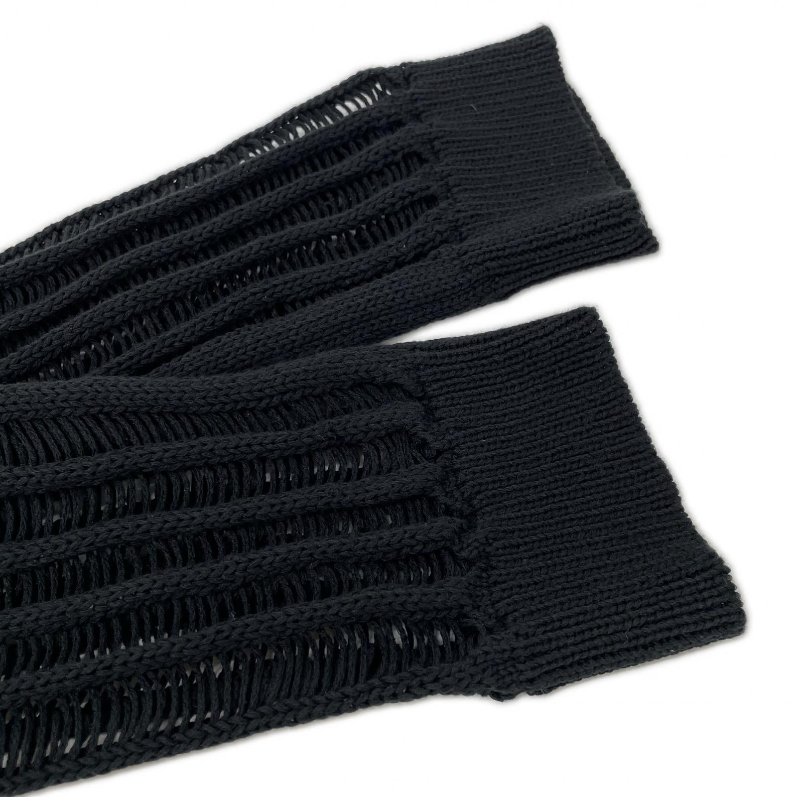 yohjiyamamoto ヨウジヤマモト ブラック FK-K21-993 OFFSET PATTERN ニットブルゾン トップス