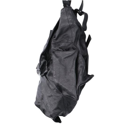 discord Yohji Yamamoto ディスコード ヨウジヤマモト 【美品/24AW】DO-I40-791 Cubic tote レザー トートバッグ
