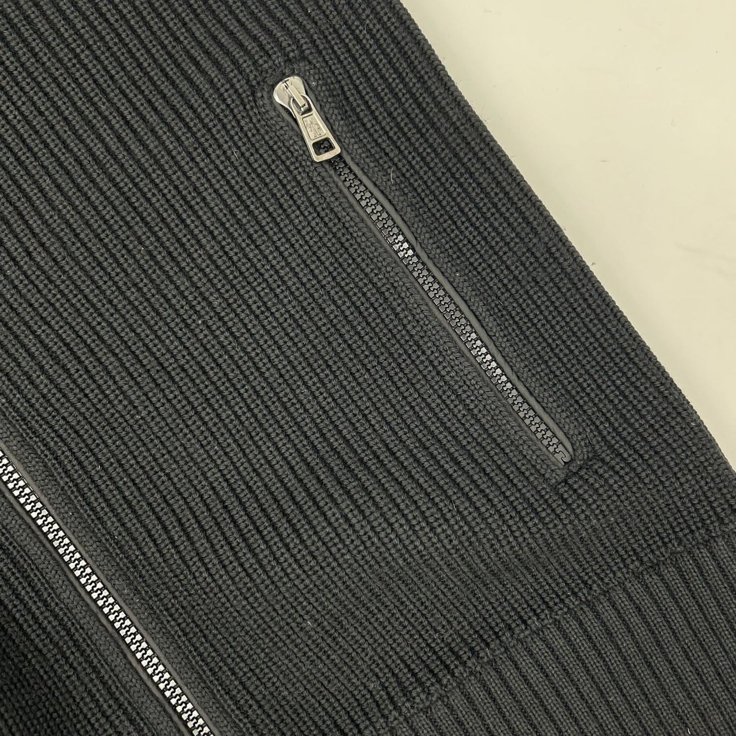 MONCLER モンクレール ブラック MAGLIONE TRICOT 切替 CARDIGAN ジャケット
