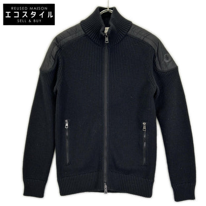MONCLER モンクレール ブラック MAGLIONE TRICOT 切替 CARDIGAN ジャケット