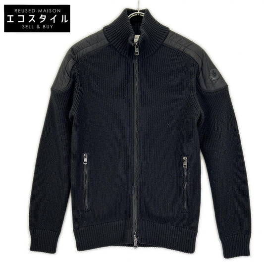 MONCLER モンクレール ブラック MAGLIONE TRICOT 切替 CARDIGAN ジャケット