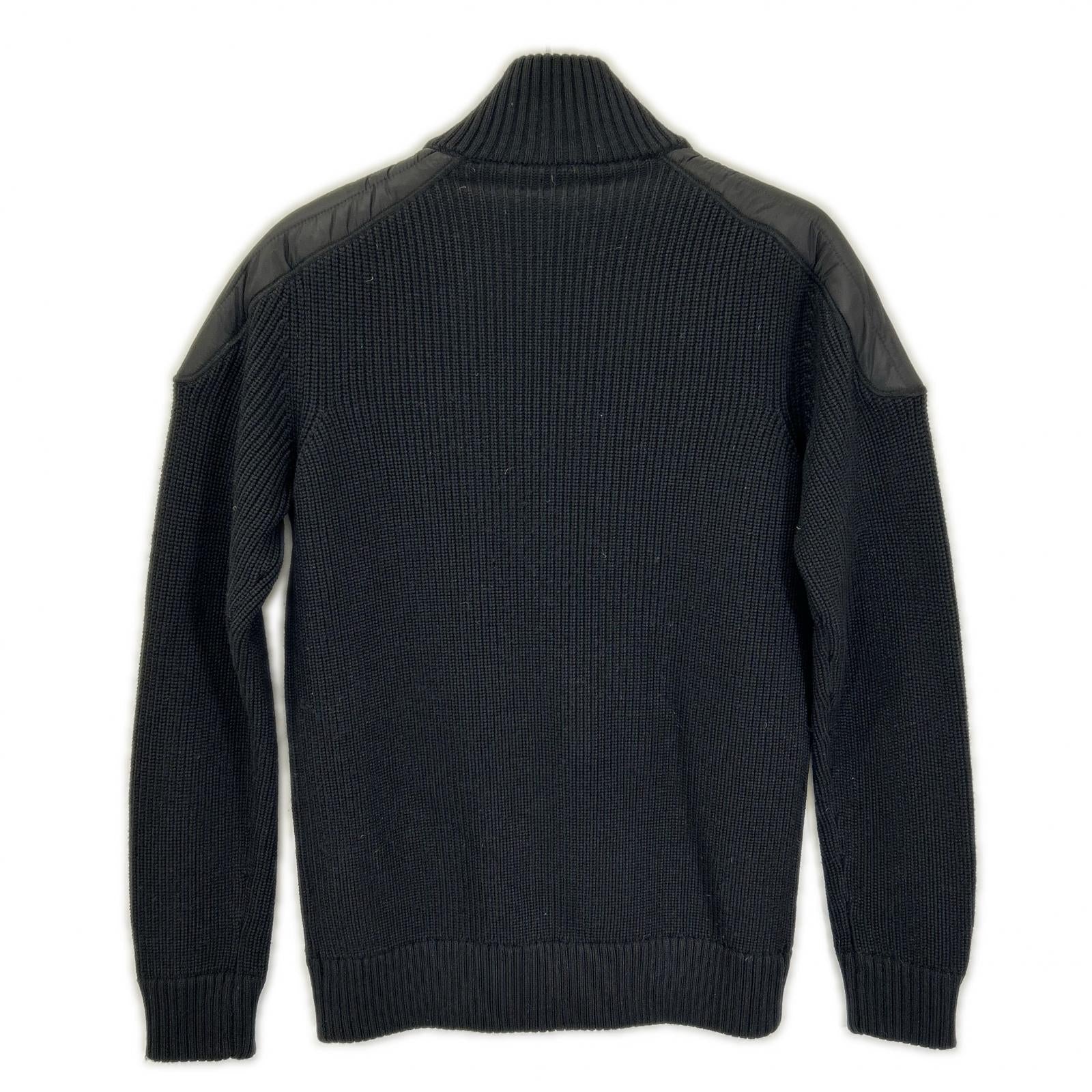 MONCLER モンクレール ブラック MAGLIONE TRICOT 切替 CARDIGAN ジャケット