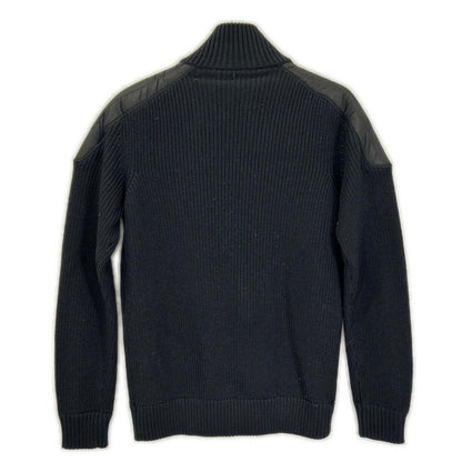 MONCLER モンクレール ブラック MAGLIONE TRICOT 切替 CARDIGAN ジャケット