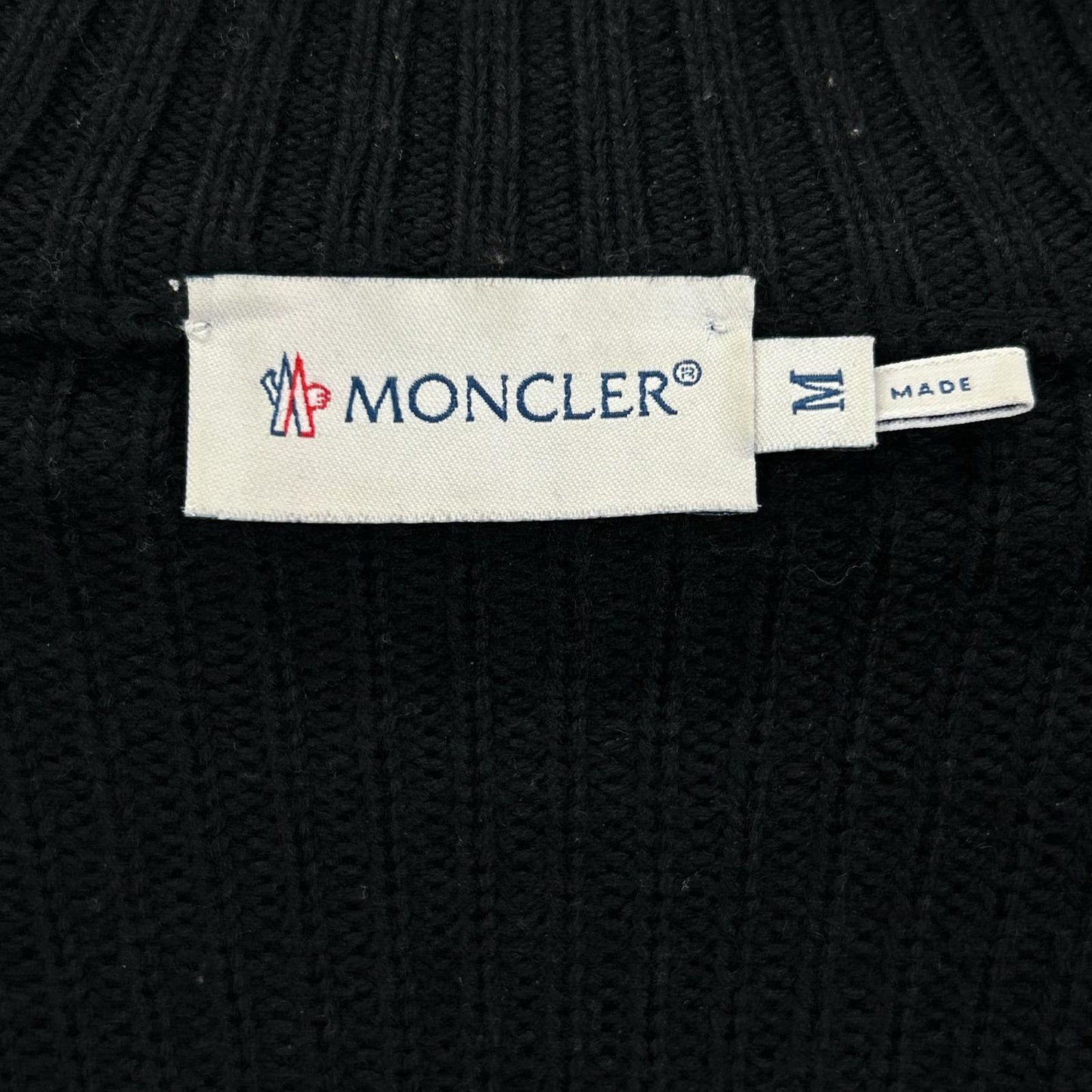 MONCLER モンクレール ブラック MAGLIONE TRICOT 切替 CARDIGAN ジャケット
