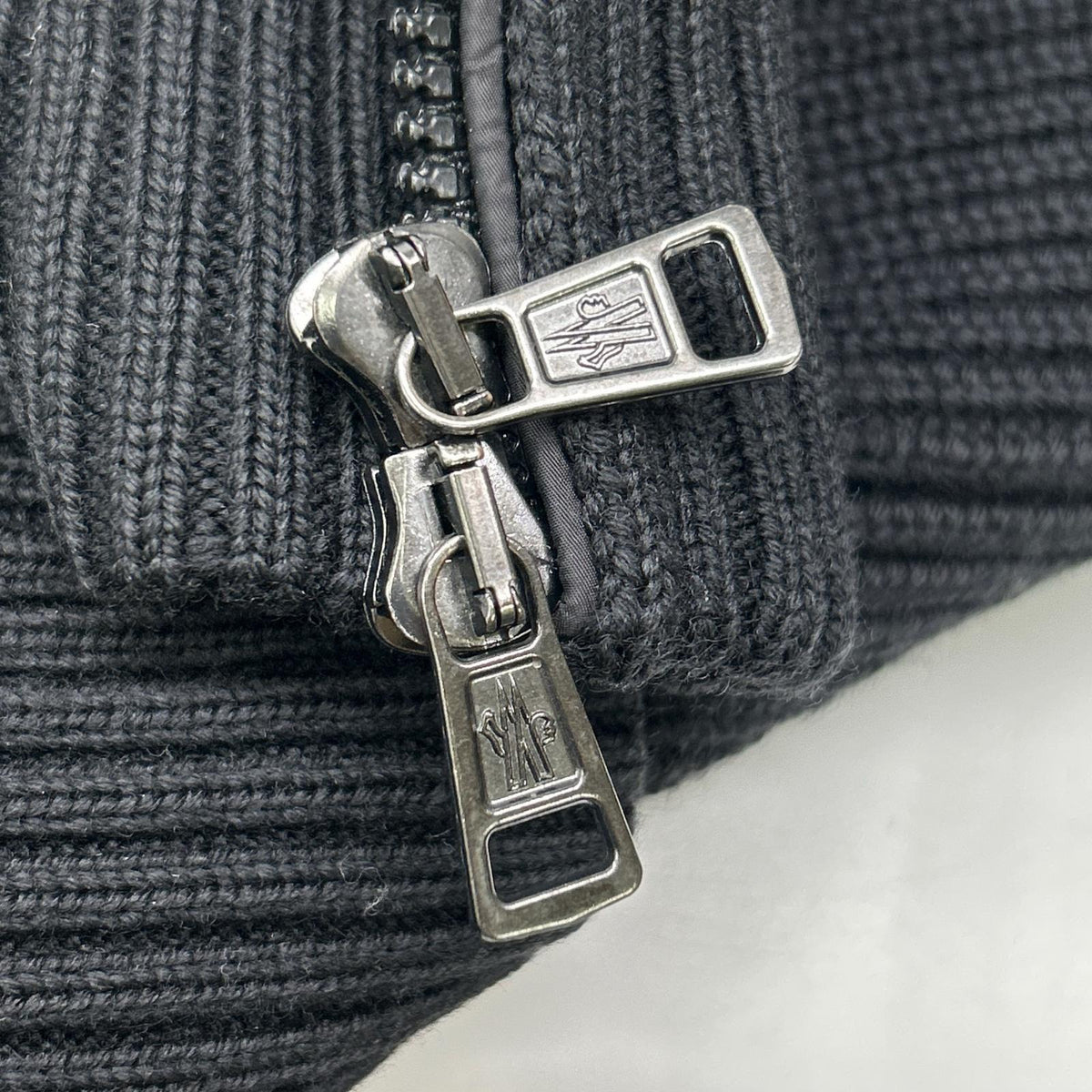 MONCLER モンクレール ブラック MAGLIONE TRICOT 切替 CARDIGAN ジャケット