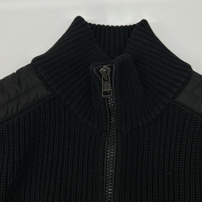MONCLER モンクレール ブラック MAGLIONE TRICOT 切替 CARDIGAN ジャケット