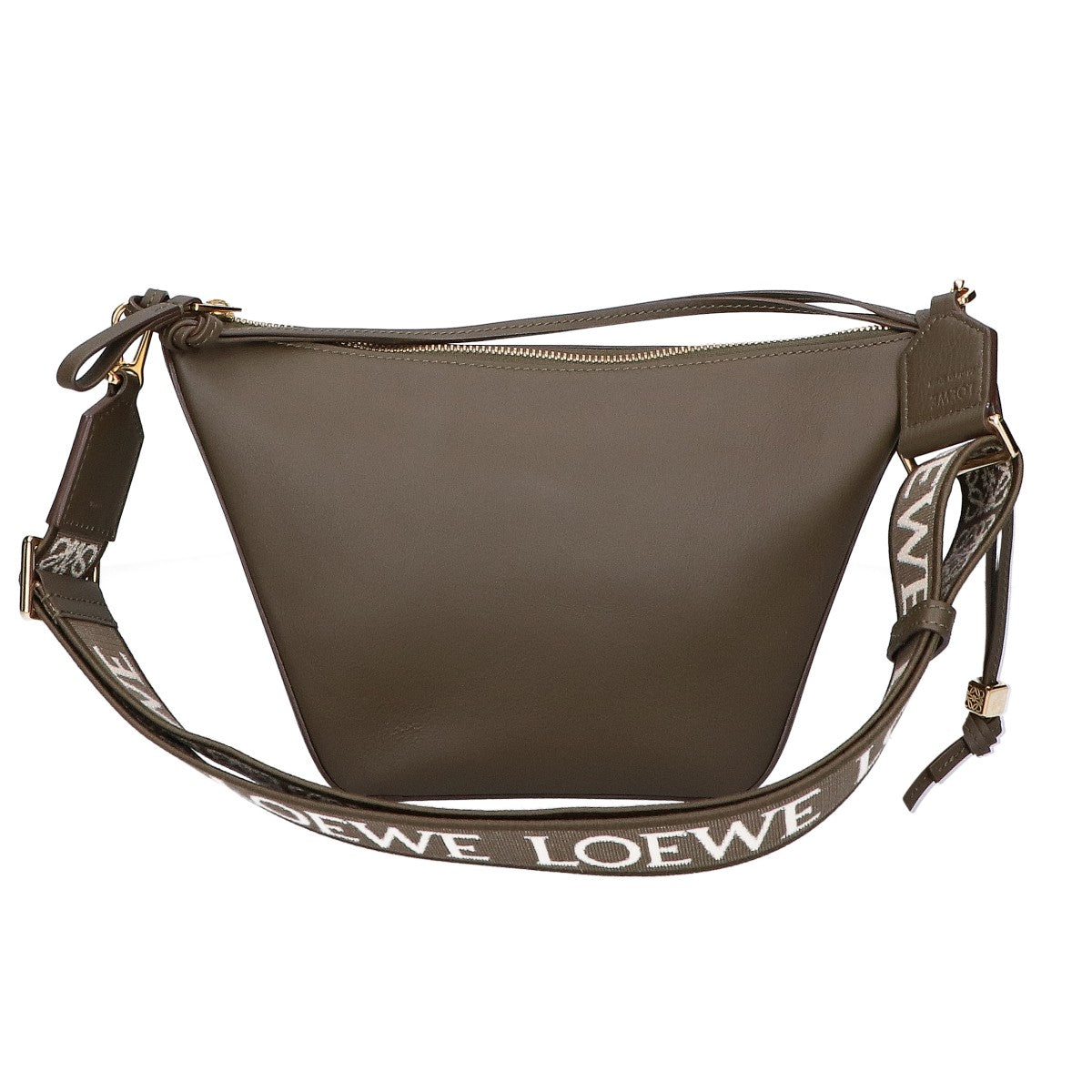 LOEWE ロエベ 新品同様 A538G13X01 別売りアナグラムストラップ付き クラシックカーフ ハンモック ホーボーミニ ショルダーバッグ