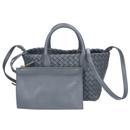 BOTTEGA VENETA ボッテガヴェネタ 新品同様 709464 イントレチャート ミニカバ 2WAY ハンドバッグ