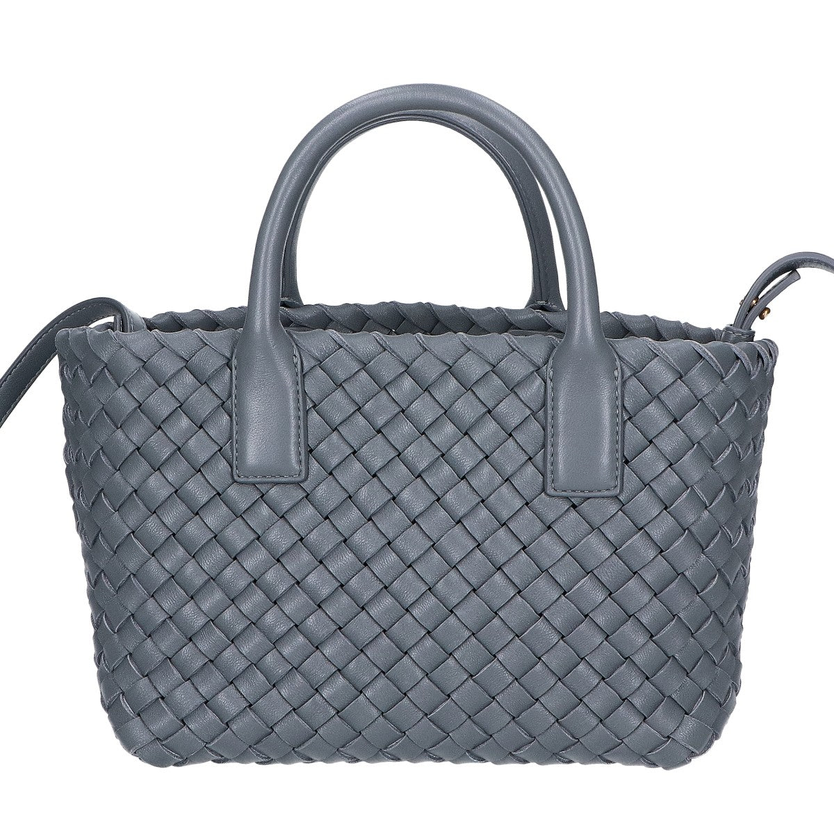 BOTTEGA VENETA ボッテガヴェネタ 新品同様 709464 イントレチャート ミニカバ 2WAY ハンドバッグ