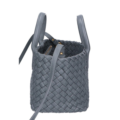 BOTTEGA VENETA ボッテガヴェネタ 新品同様 709464 イントレチャート ミニカバ 2WAY ハンドバッグ