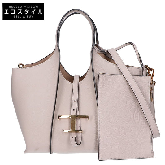 TOD'S トッズ XBWTSBA9100XSOC413 Tタイムレス ショッピングバッグ ミニ 2WAY ハンドバッグ