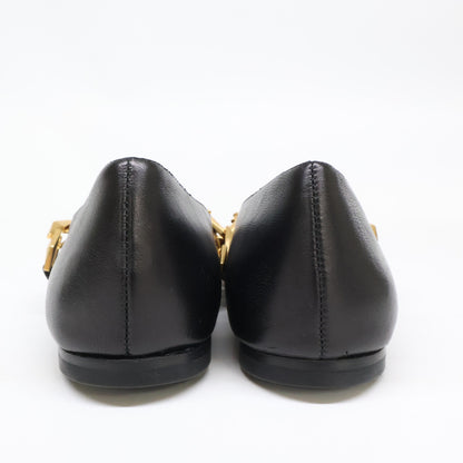 JIMMY CHOO ジミーチュウ 【新品同様】DIAMOND TILDA FLAT ダイヤモンド ティルダ フラット スクエアトゥ シューズ シューズ