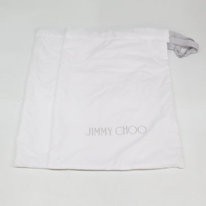 JIMMY CHOO ジミーチュウ 【新品同様】DIAMOND TILDA FLAT ダイヤモンド ティルダ フラット スクエアトゥ シューズ シューズ