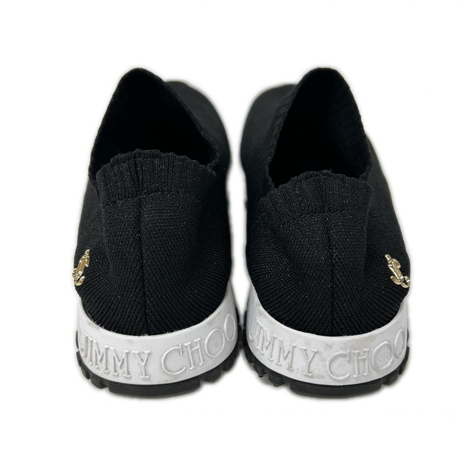 JIMMY CHOO ジミーチュウ VERONA ベローナ ラメニット ローカット スニーカー シューズ