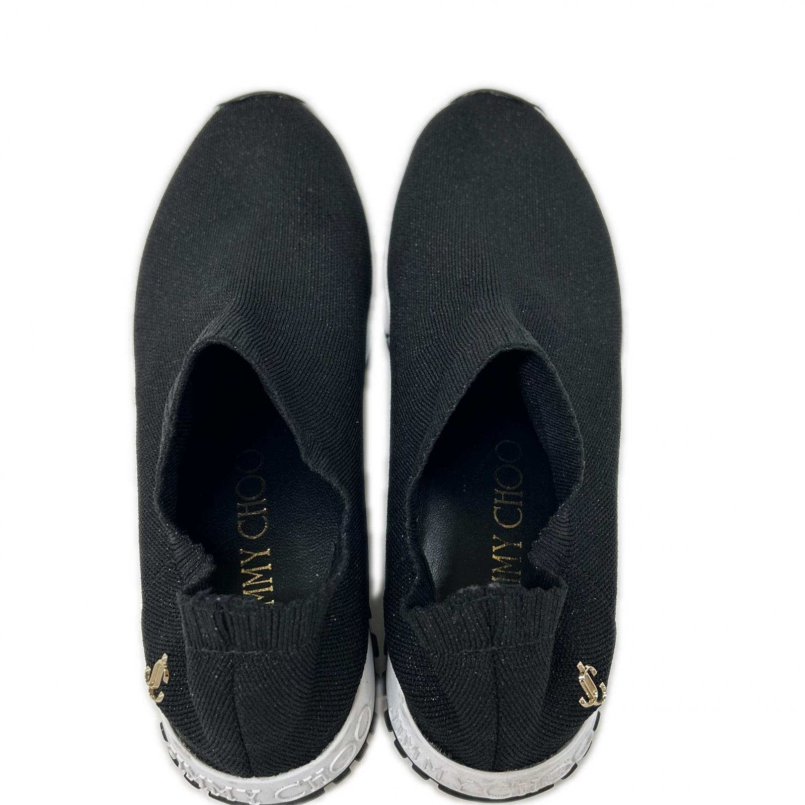 JIMMY CHOO ジミーチュウ VERONA ベローナ ラメニット ローカット スニーカー シューズ