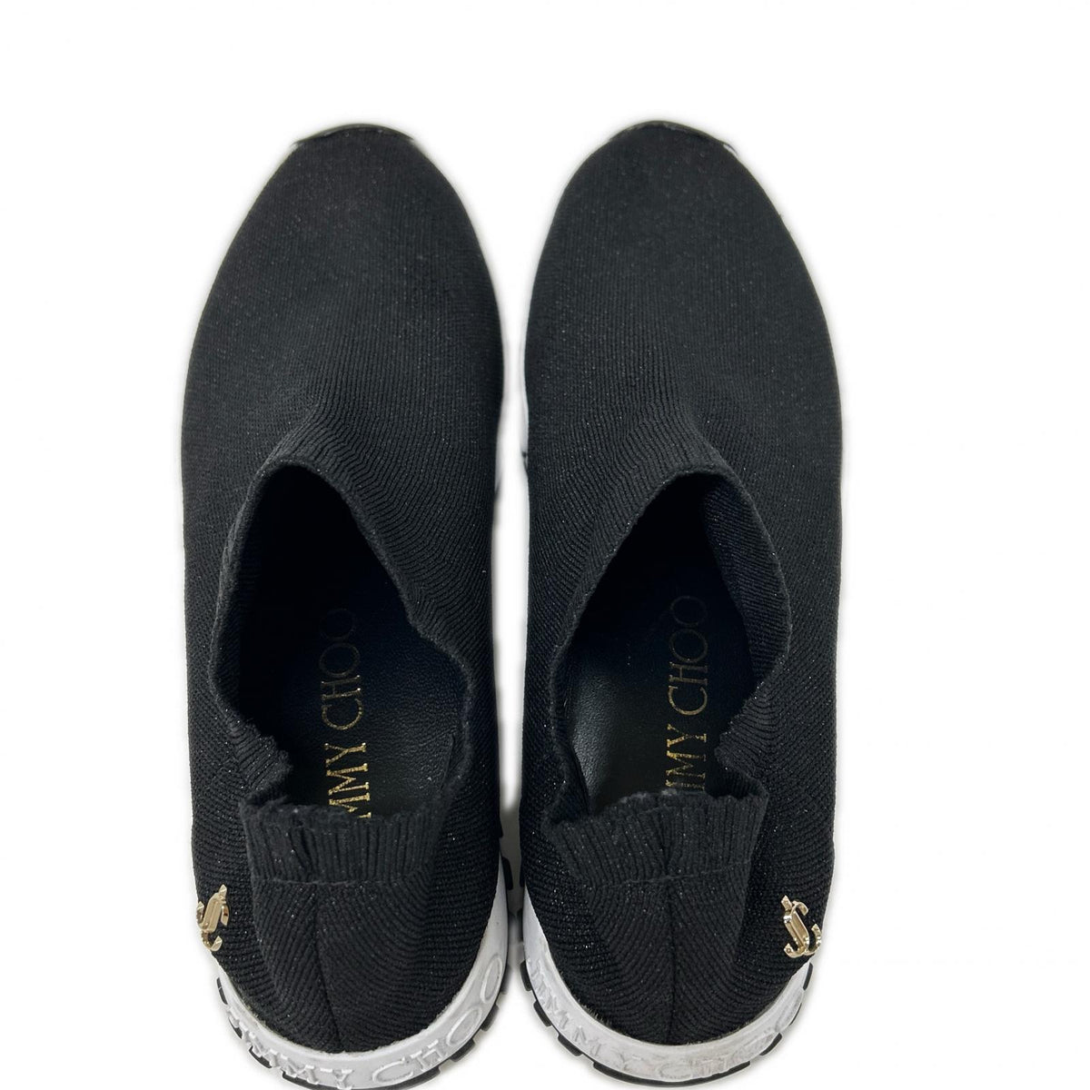 JIMMY CHOO JIMMY CHOO VERONA glitter knit low-top sneakers