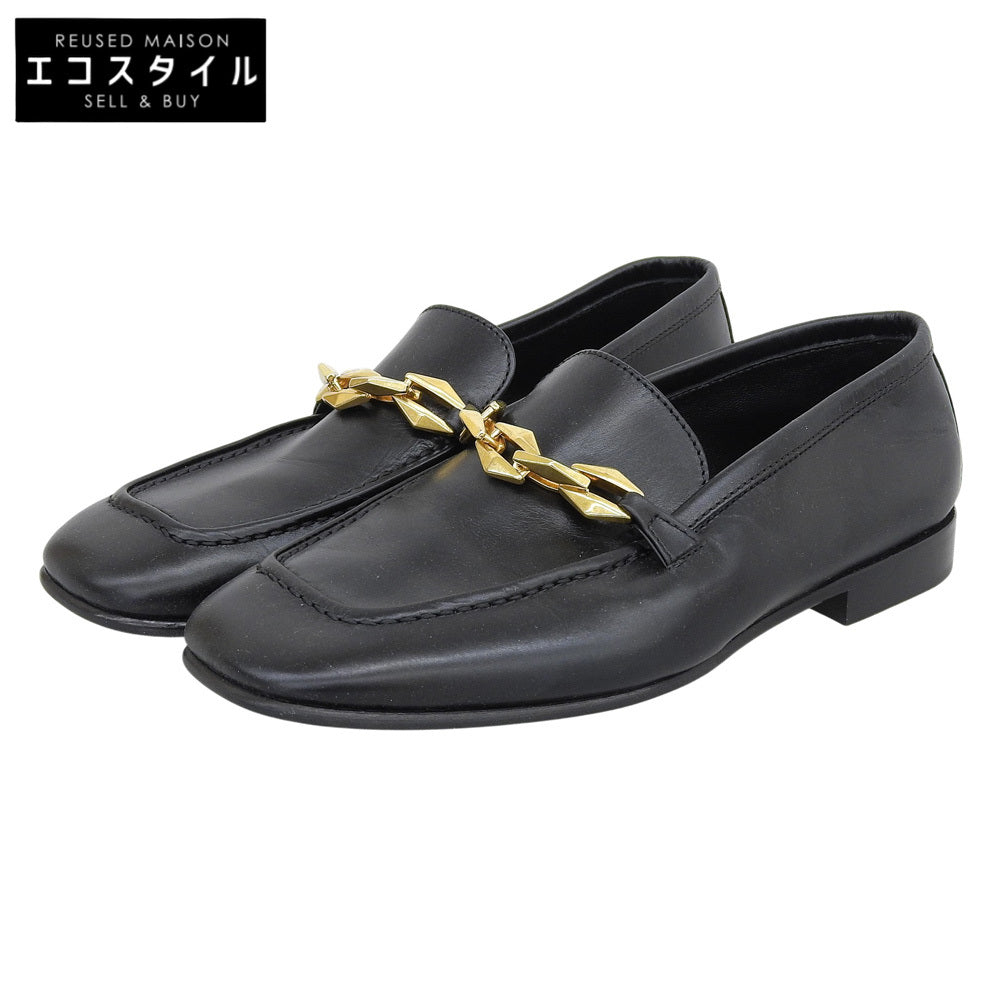 JIMMY CHOO ジミーチュウ ダイヤモンド ティルダ ローファー シューズ レディース ブラック 34 シューズ