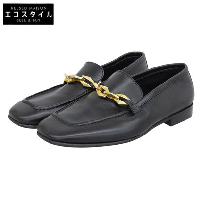 JIMMY CHOO ジミーチュウ ダイヤモンド ティルダ ローファー シューズ レディース ブラック 34 シューズ