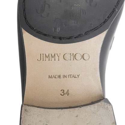 JIMMY CHOO ジミーチュウ ダイヤモンド ティルダ ローファー シューズ レディース ブラック 34 シューズ