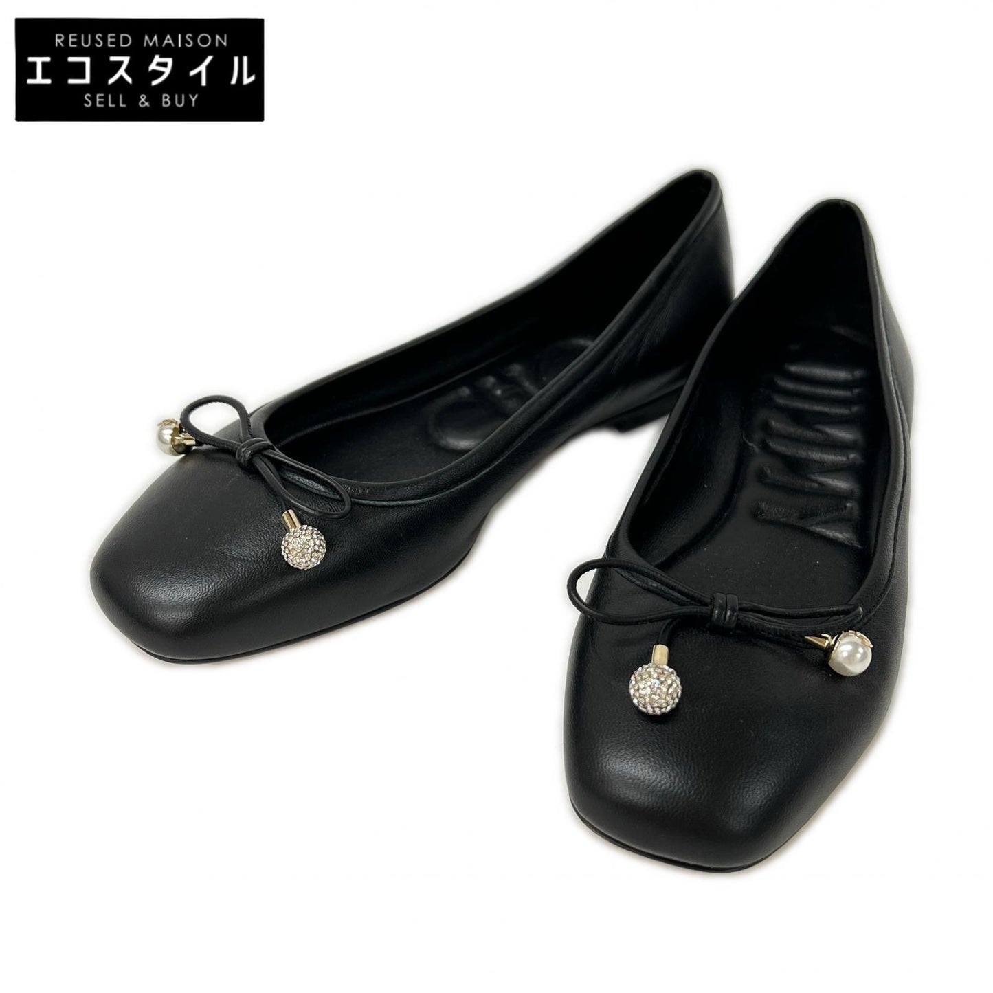 JIMMY CHOO ジミーチュウ ELME FLAT エルメ フラット バレエ シューズ シューズ