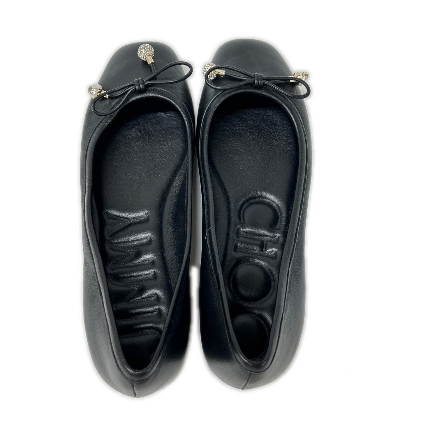 JIMMY CHOO ジミーチュウ ELME FLAT エルメ フラット バレエ シューズ シューズ