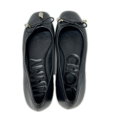 JIMMY CHOO ジミーチュウ ELME FLAT エルメ フラット バレエ シューズ シューズ