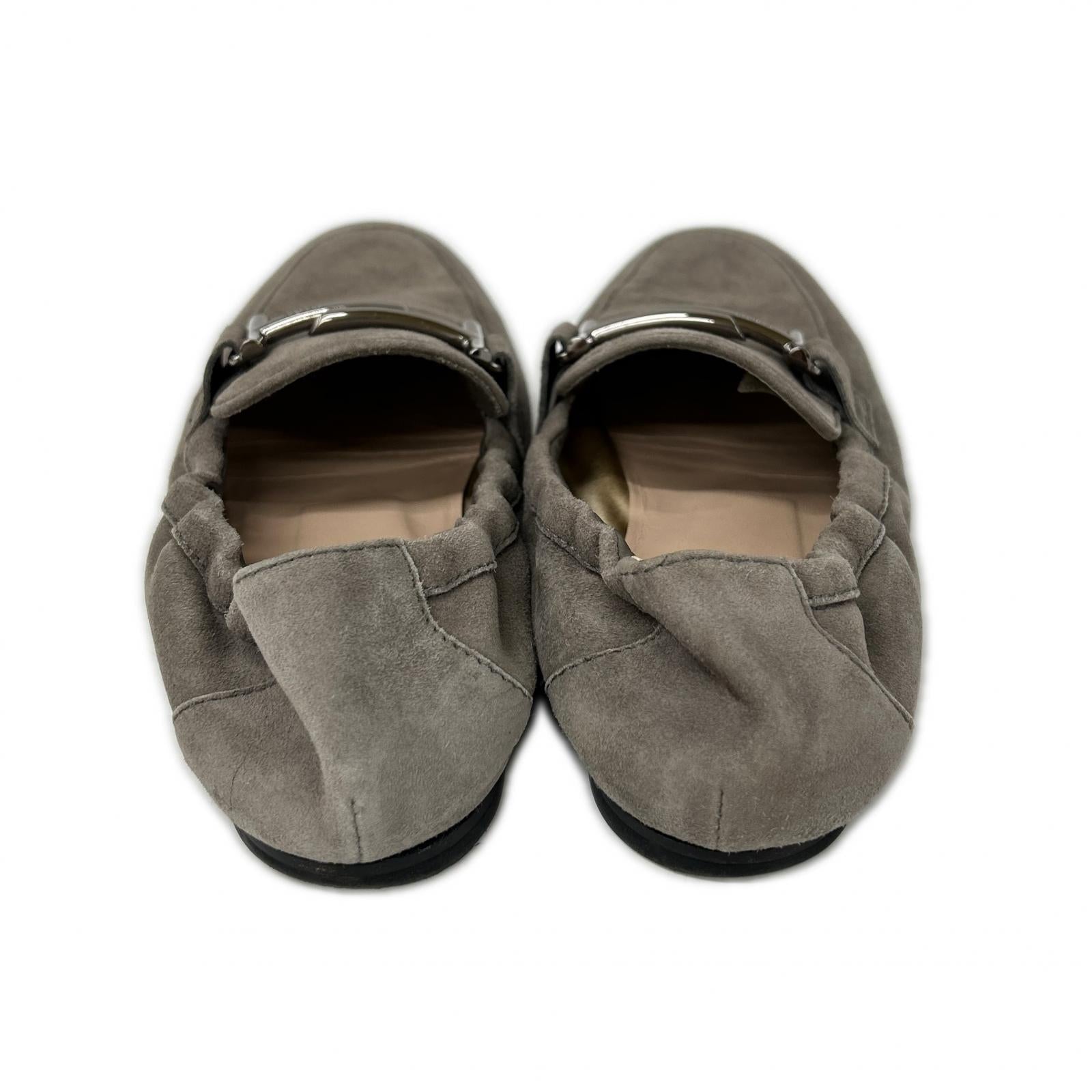 TOD'S トッズ ダブルT スエード ローファー シューズ