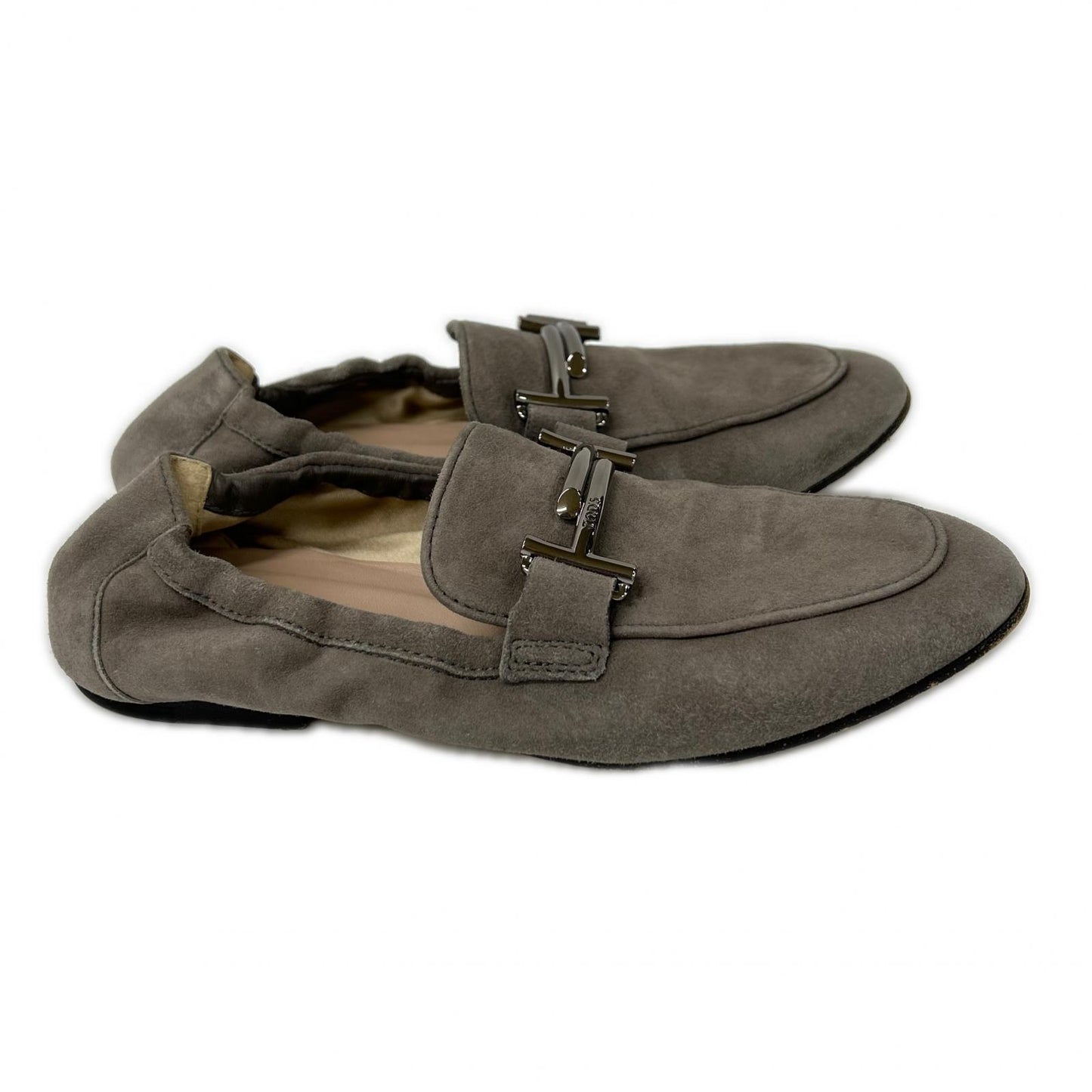 TOD'S トッズ ダブルT スエード ローファー シューズ