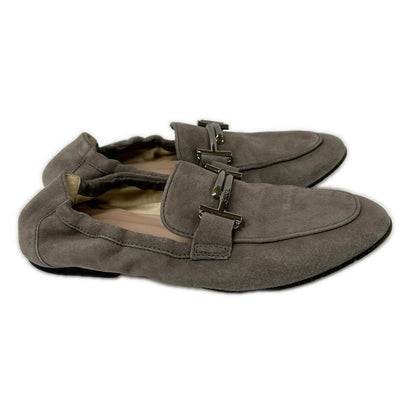 TOD'S トッズ ダブルT スエード ローファー シューズ
