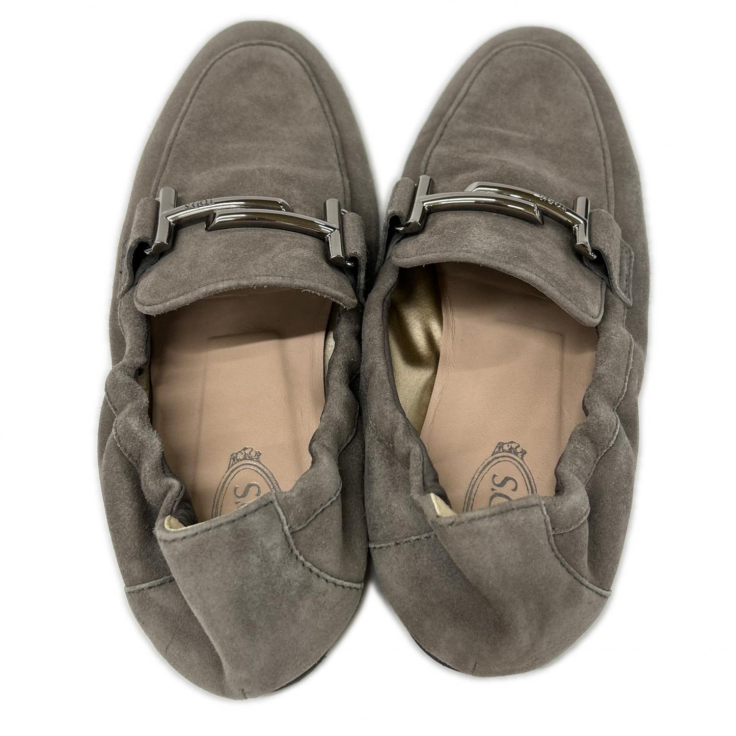 TOD'S トッズ ダブルT スエード ローファー シューズ
